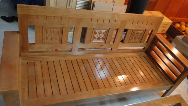Bộ Sofa gỗ sồi - Công Ty TNHH Quảng Cáo Và Nội Thất Hùng Sơn